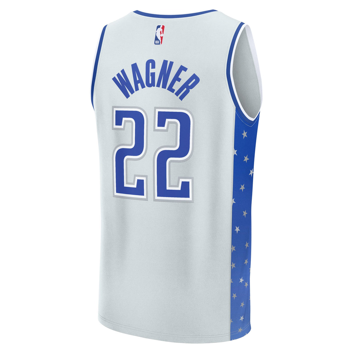 Men's Orlando Magic Franz Wagner Fanatics Silver 2025/26 City Edition Fast Break Jersey