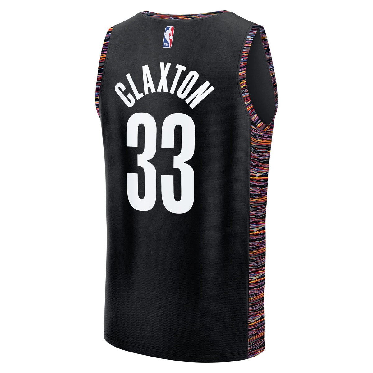 Men's Brooklyn Nets Nic Claxton Fanatics Black 2025/26 City Edition Fast Break Jersey
