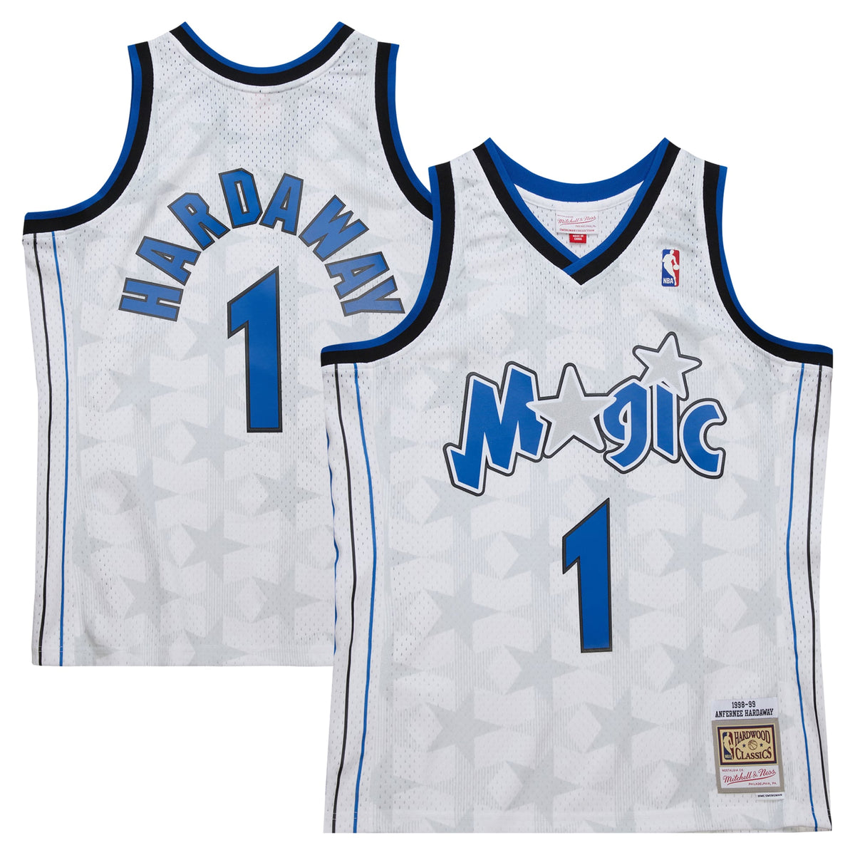 Men's Orlando Magic Penny Hardaway Mitchell & Ness White 1998/99 Hardwood Classics Swingman Jersey