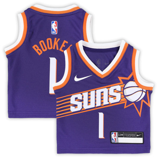 Infant Phoenix Suns Devin Booker Nike Purple Swingman Player Jersey - Icon Edition