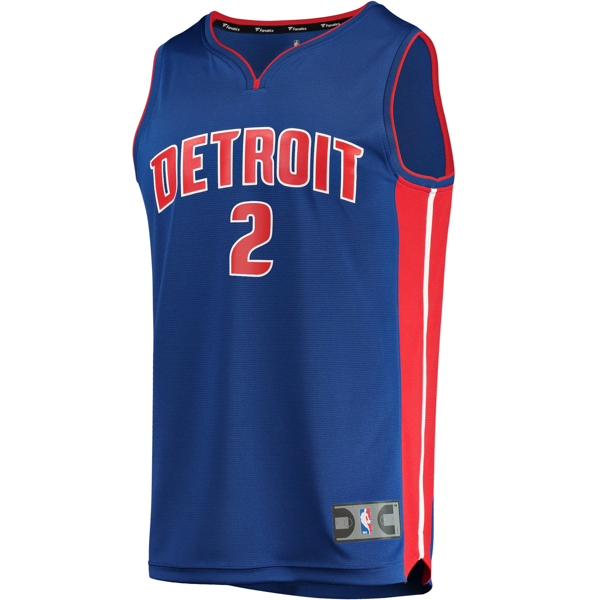 Men's Detroit Pistons Cade Cunningham Fanatics Blue 2021 NBA Draft First Round Pick Fast Break Replica Jersey - Icon Edition