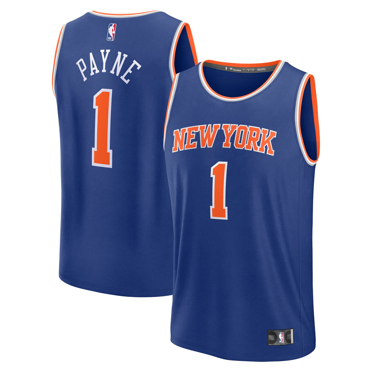 Men's New York Knicks Cameron Payne Fanatics Blue Fast Break Replica Player Jersey - Icon Edition