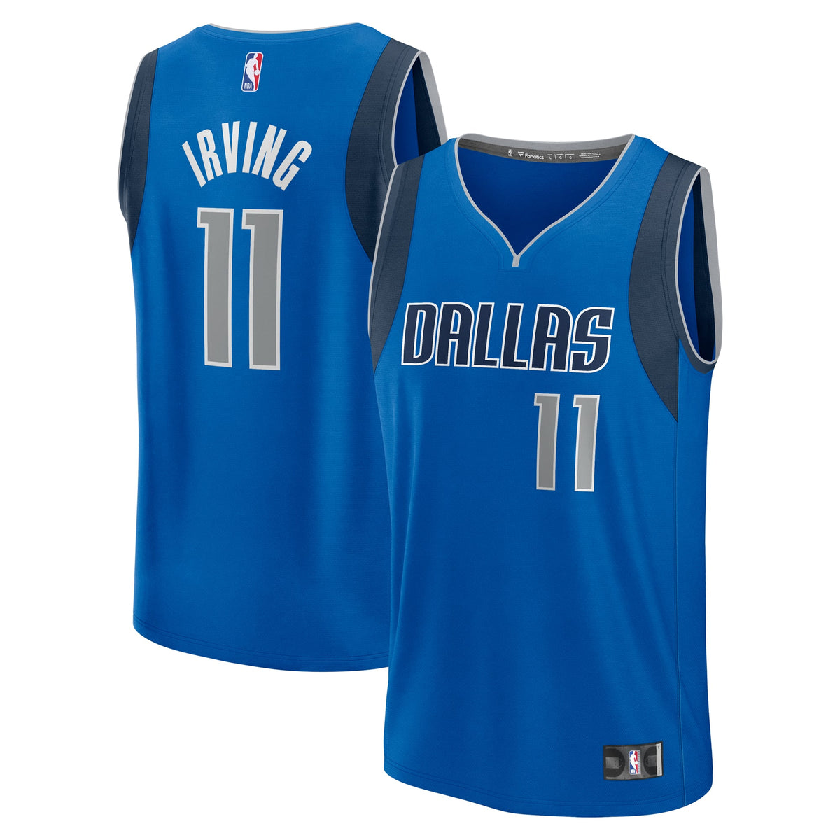 Men's Dallas Mavericks Kyrie Irving Fanatics Blue Fast Break Replica Player Jersey - Icon Edition