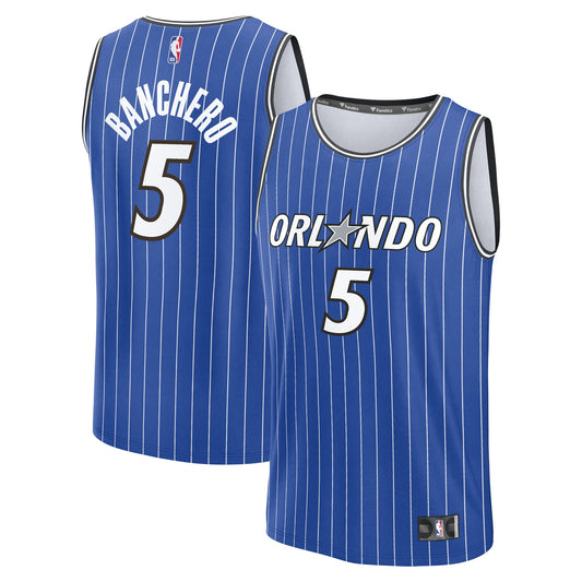 Men's Orlando Magic Paolo Banchero Fanatics Blue Fast Break Replica Player Jersey - Icon Edition