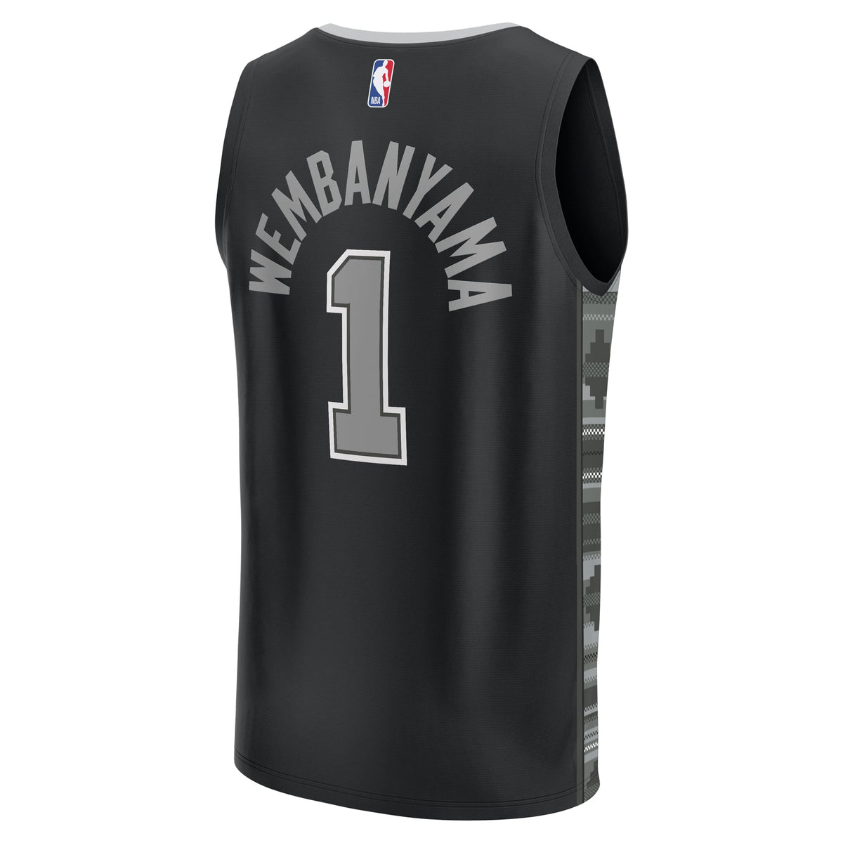 Men's San Antonio Spurs Victor Wembanyama Fanatics Black Fast Break Replica Player Jersey - Statement Edition