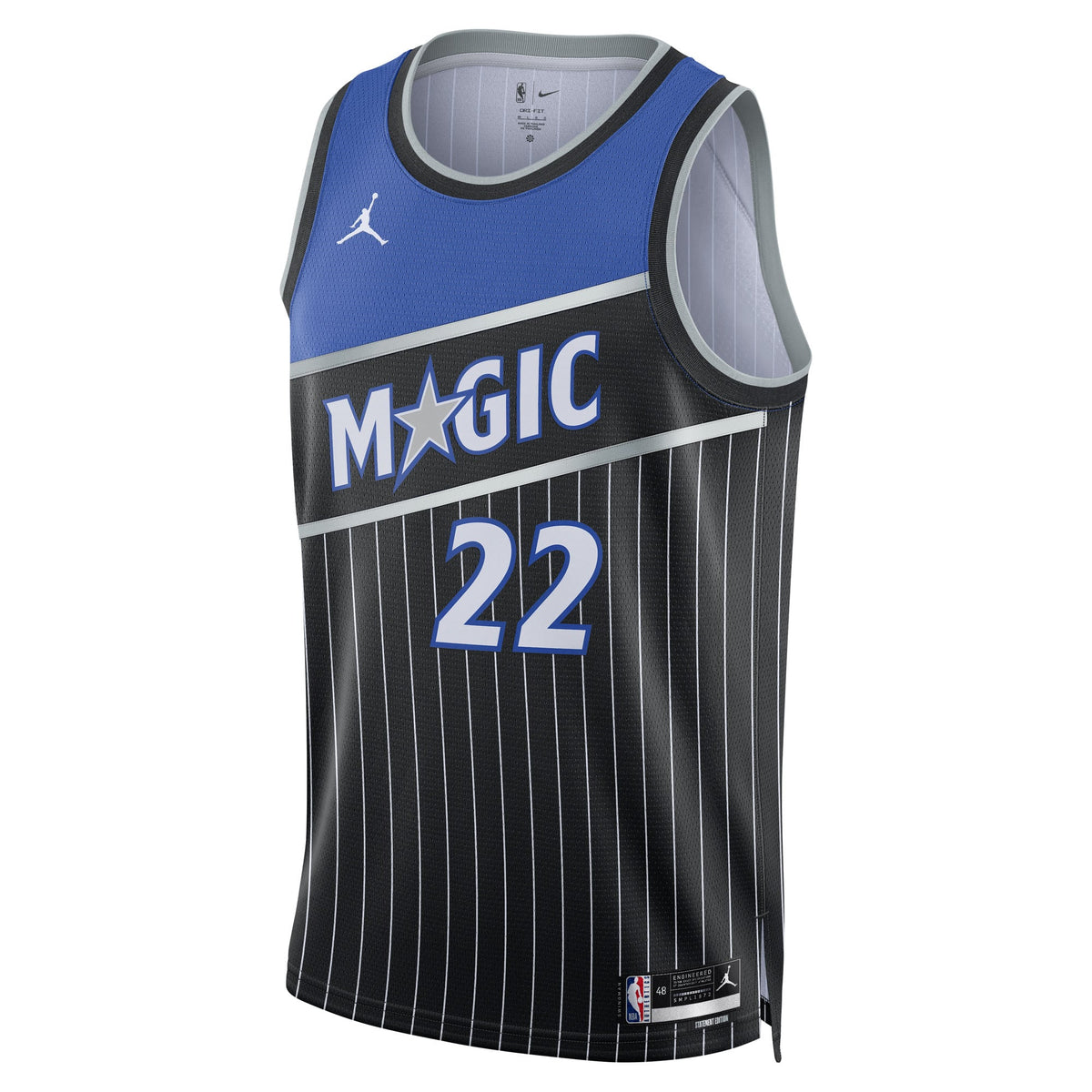 Unisex Orlando Magic Franz Wagner Jordan Brand Black Swingman Jersey - Statement Edition