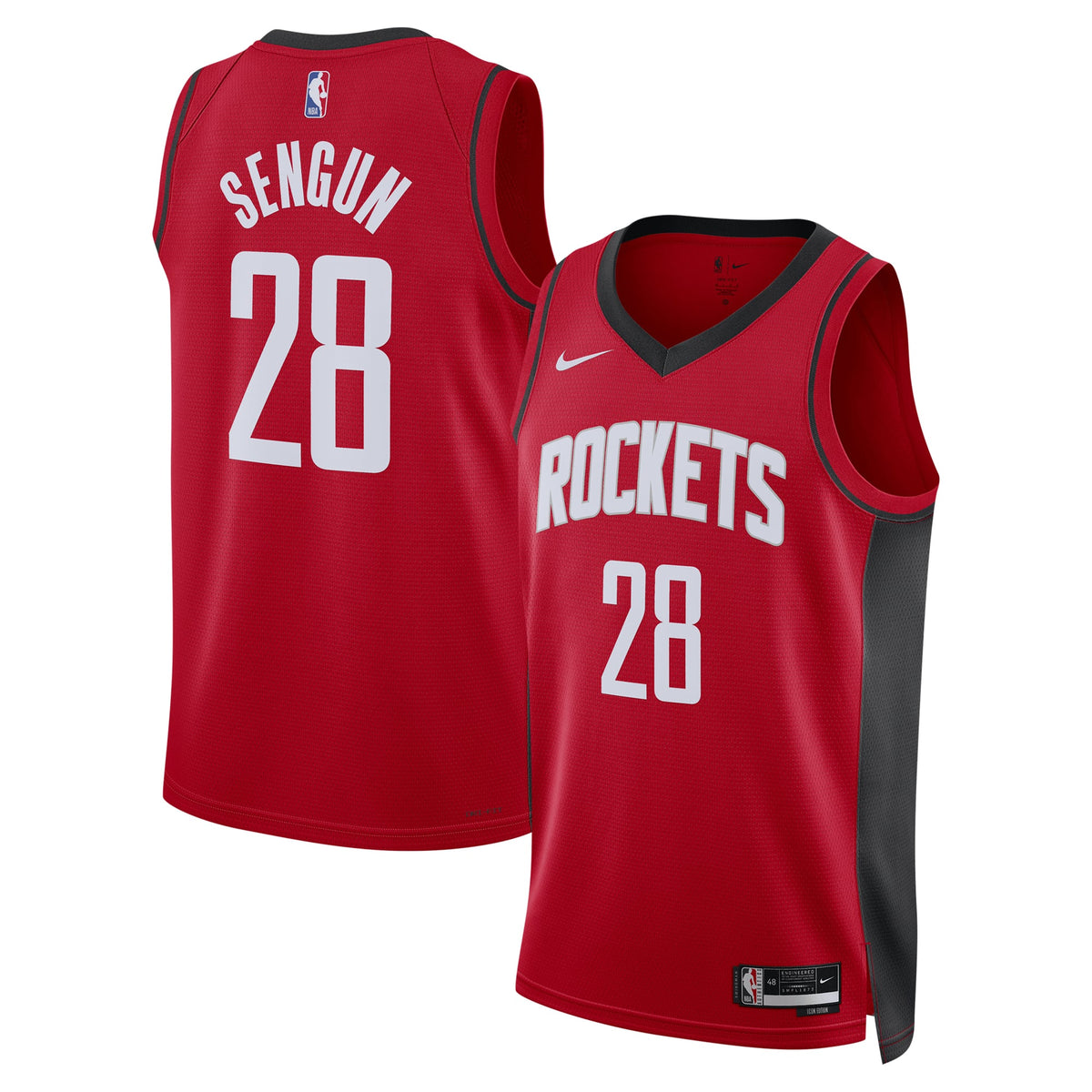 Unisex Houston Rockets Alperen Sengun Nike Red Swingman Jersey - Icon Edition