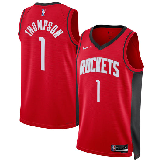 Unisex Houston Rockets Amen Thompson Nike Red Swingman Player Jersey - Icon Edition