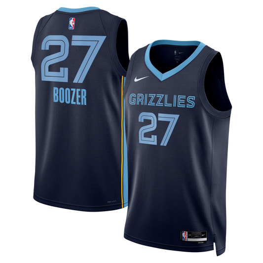 Unisex Memphis Grizzlies Cameron Boozer Nike Navy 2026 NBA Draft Swingman Jersey - Icon Edition
