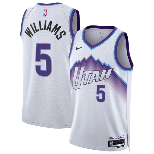 Unisex Utah Jazz Cody Williams Nike White Swingman Jersey - Association Edition
