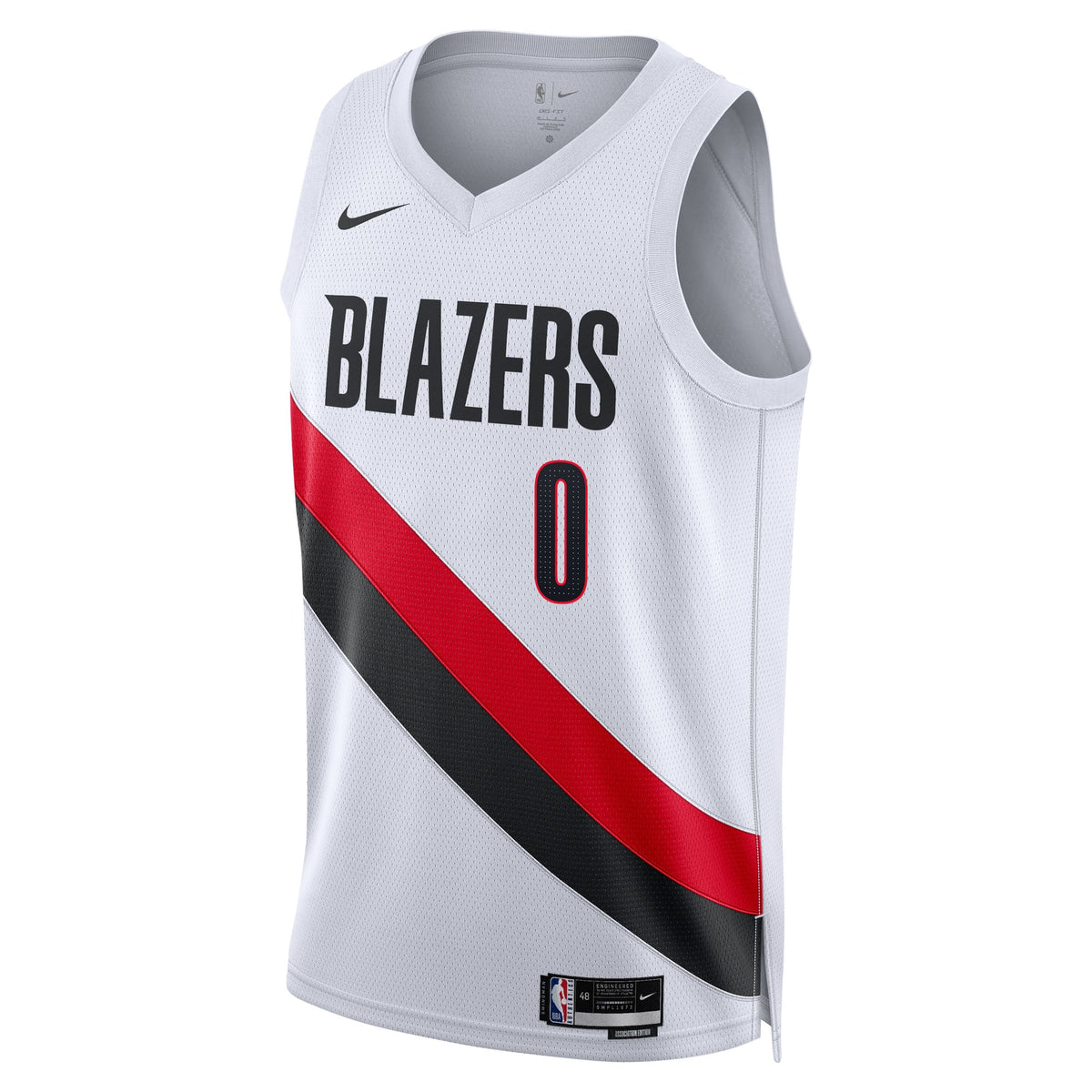 Unisex Portland Trail Blazers Damian Lillard Nike White Swingman Jersey - Association Edition