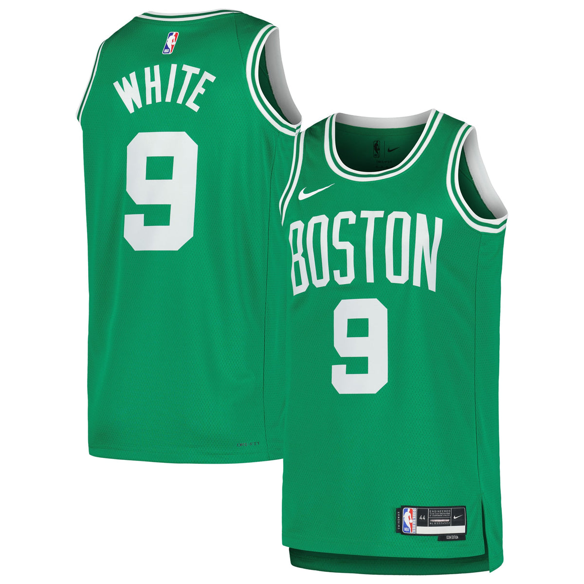 Unisex Boston Celtics Derrick White Nike Kelly Green Swingman Jersey - Icon Edition