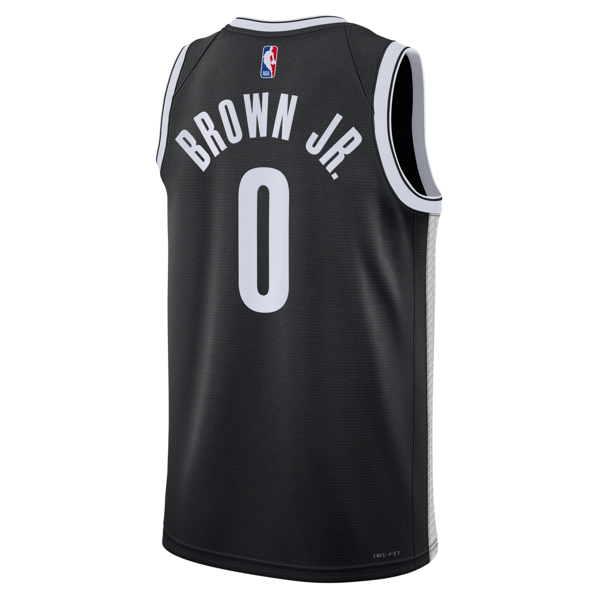 Unisex Brooklyn Nets Mikel Brown Jr. Nike Black Swingman Jersey - Icon Edition
