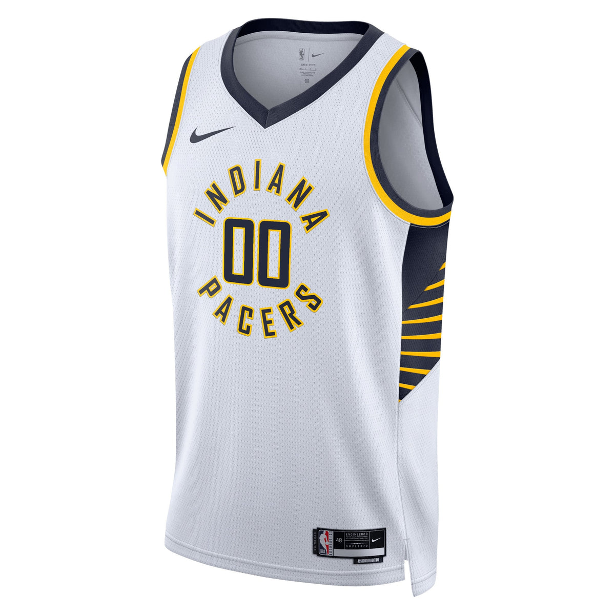 Unisex Indiana Pacers Nike White Swingman Custom Jersey - Association Edition