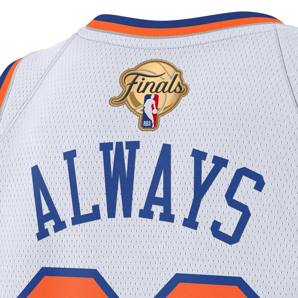 Unisex New York Knicks  Nike White 2026 NBA Finals Champions Always 26 Swingman Jersey - Association Edition