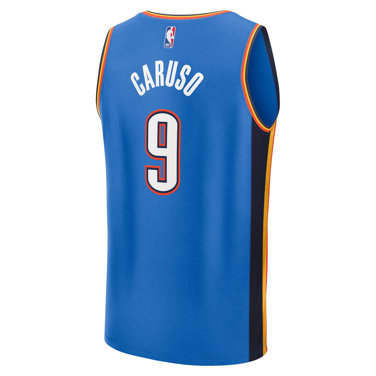 Youth Oklahoma City Thunder Alex Caruso Fanatics Blue 2025 NBA Finals Champions Fast Break Replica Player Jersey - Icon Editi