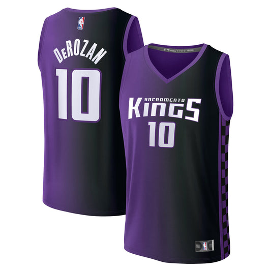 Youth Sacramento Kings DeMar DeRozan Fanatics Purple Fast Break Replica Player Jersey - Statement Edition