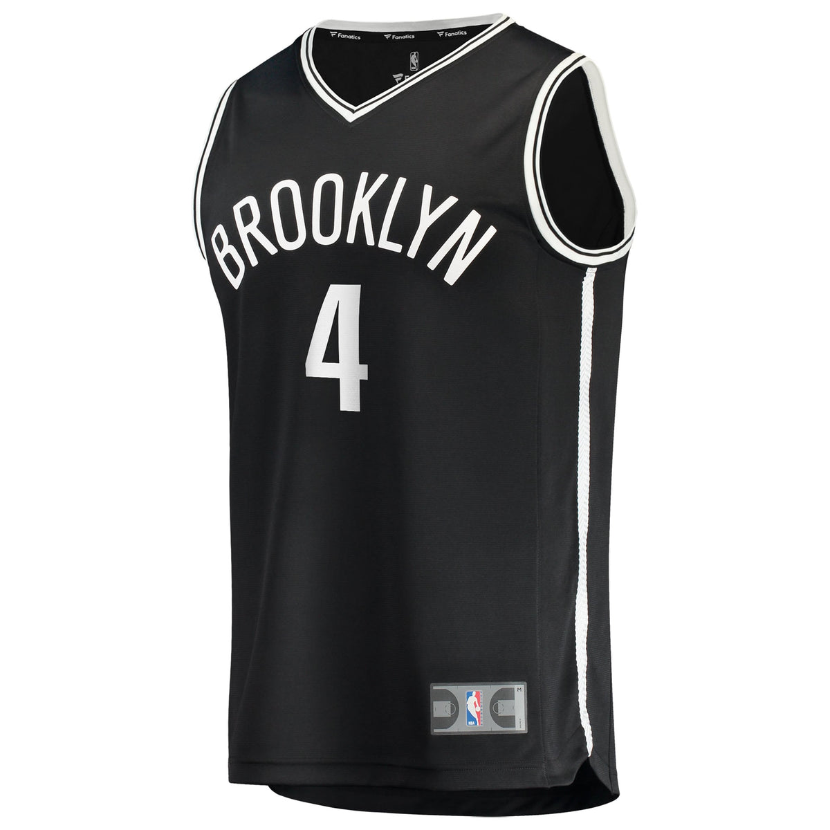 Youth Brooklyn Nets Drake Powell Fanatics Black Fast Break Replica Jersey - Icon Edition