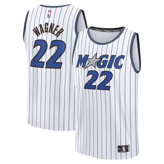 Youth Orlando Magic Franz Wagner Fanatics White Fast Break Replica Player Jersey - Association Edition
