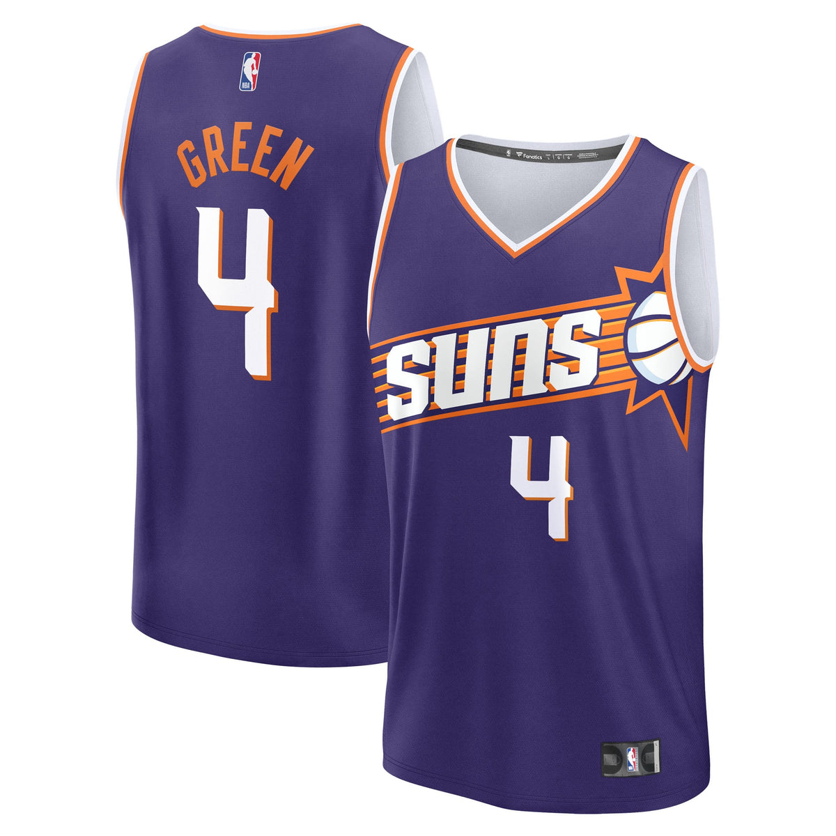 Youth Phoenix Suns Jalen Green Fanatics Purple Fast Break Replica Jersey - Icon Edition