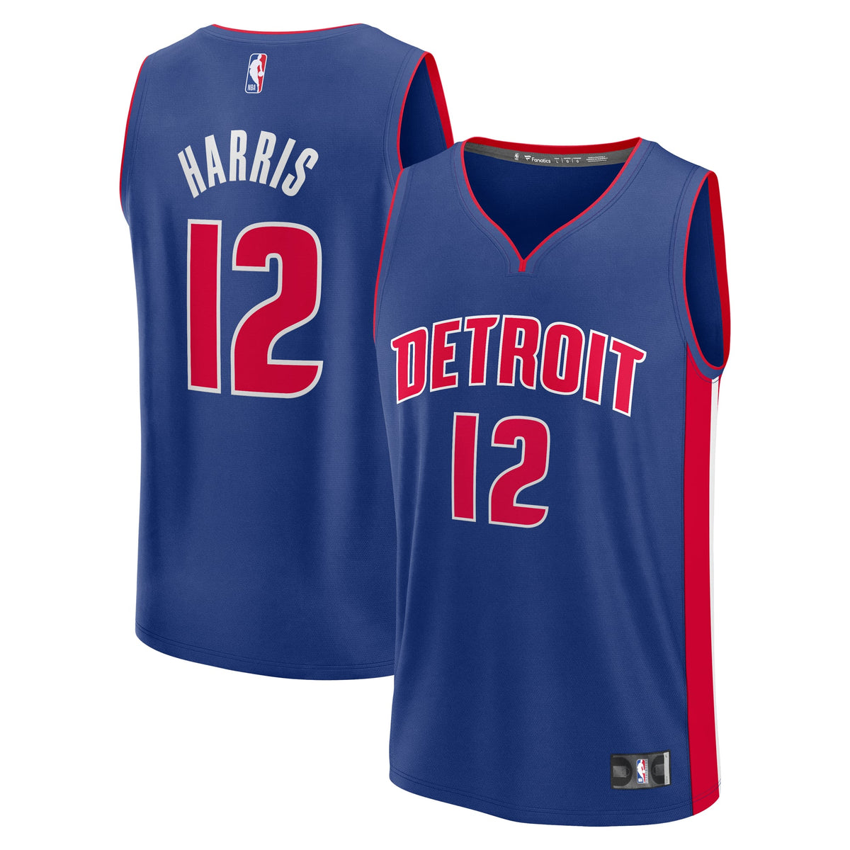 Youth Detroit Pistons Tobias Harris Fanatics Blue Fast Break Replica Player Jersey - Icon Edition