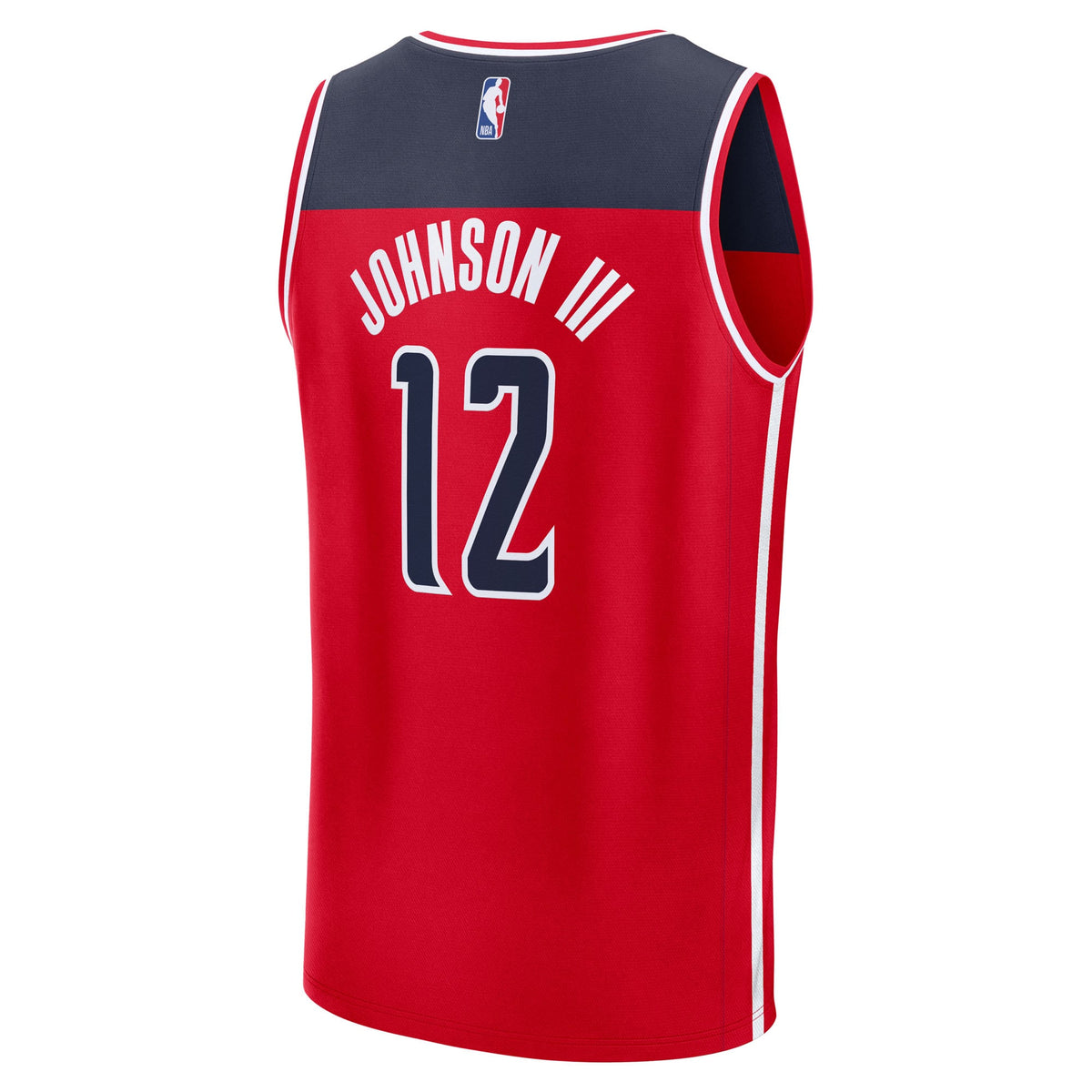 Youth Washington Wizards Tre Johnson III Fanatics Red 2025 NBA Draft First Round Pick Fast Break Replica Jersey - Icon Editio