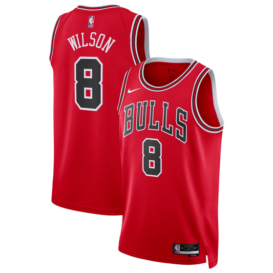 Youth Chicago Bulls Caleb Wilson Nike Red Swingman Jersey - Icon Edition