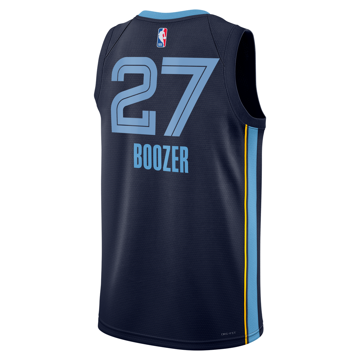 Youth Memphis Grizzlies Cameron Boozer Nike Navy Swingman Jersey - Icon Edition